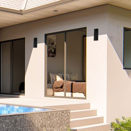 LED Екстериорен аплик LED/8W/230V 4000K IP65 черен