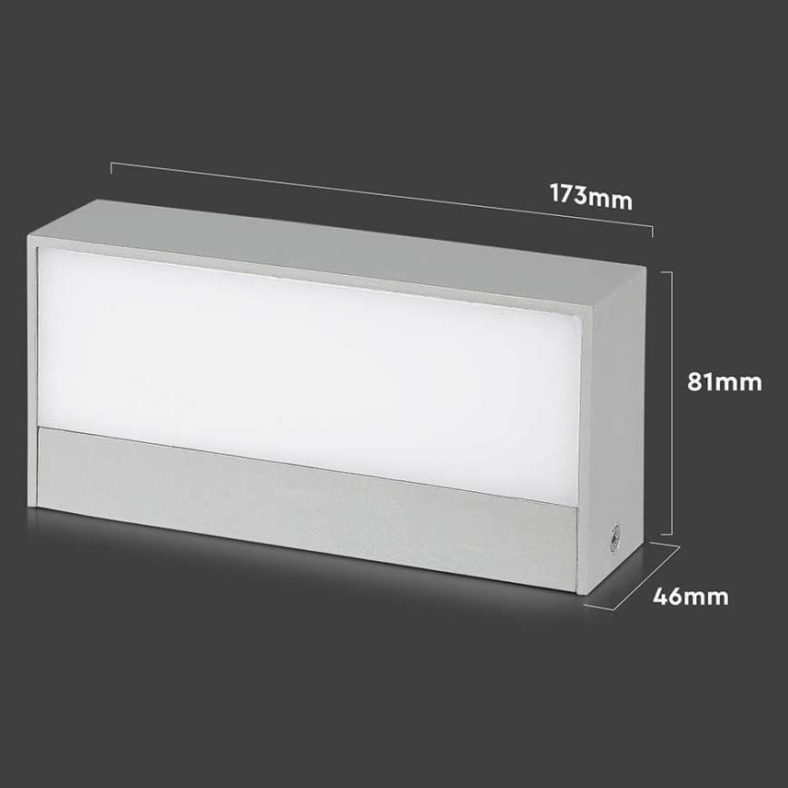 LED Екстериорен аплик LED/9W/230V 4000K IP65
