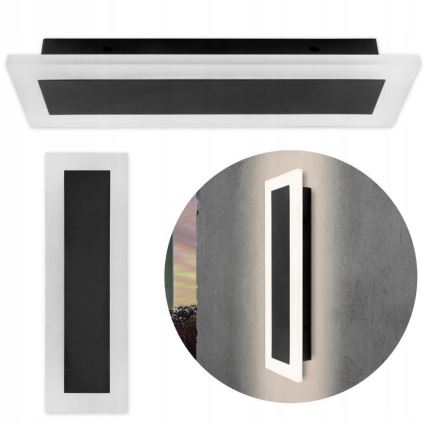 LED Екстериорен аплик LED/9W/230V IP54 черен