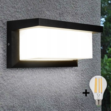 LED Екстериорен аплик NEELY 1xE27/9W/230V 3000K IP54 черен