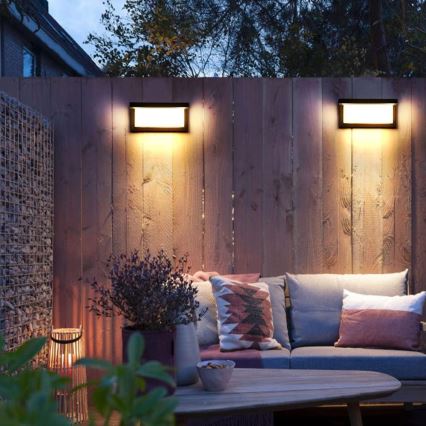 LED Екстериорен аплик NEELY 1xE27/9W/230V 3000K IP54 черен