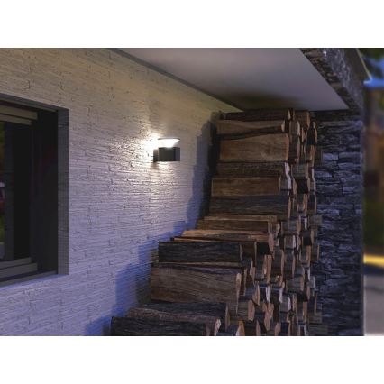 LED Екстериорен аплик ORNELA LED/6W/230V 3000K IP54 антрацит