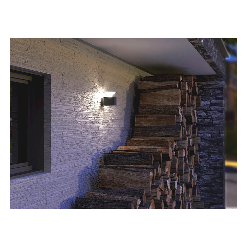 LED Екстериорен аплик ORNELA LED/6W/230V 3000K IP54 антрацит
