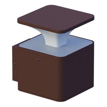 LED Екстериорен аплик ORNELA LED/6W/230V 3000K IP54 кафяв