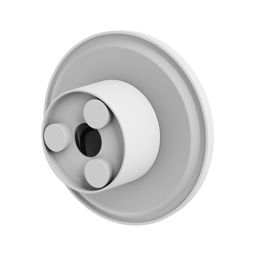 LED Екстериорен аплик PIATTA LED/12W/230V 3000/4000/6000K Ø 18 см IP44 бял