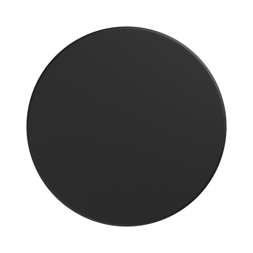 LED Екстериорен аплик PIATTA LED/12W/230V 3000/4000/6000K Ø 18 см IP44 черен