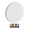 LED Екстериорен аплик PIATTA LED/12W/230V 3000/4000/6000K Ø 18 см IP44 бял
