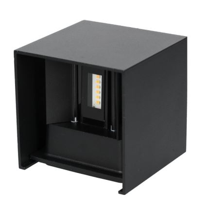 LED Екстериорен аплик QUERK 2xLED/3W/230V 3000K IP54 черен