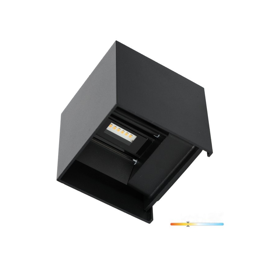 LED Екстериорен аплик QUERK 2xLED/3W/230V 3000K IP54 черен