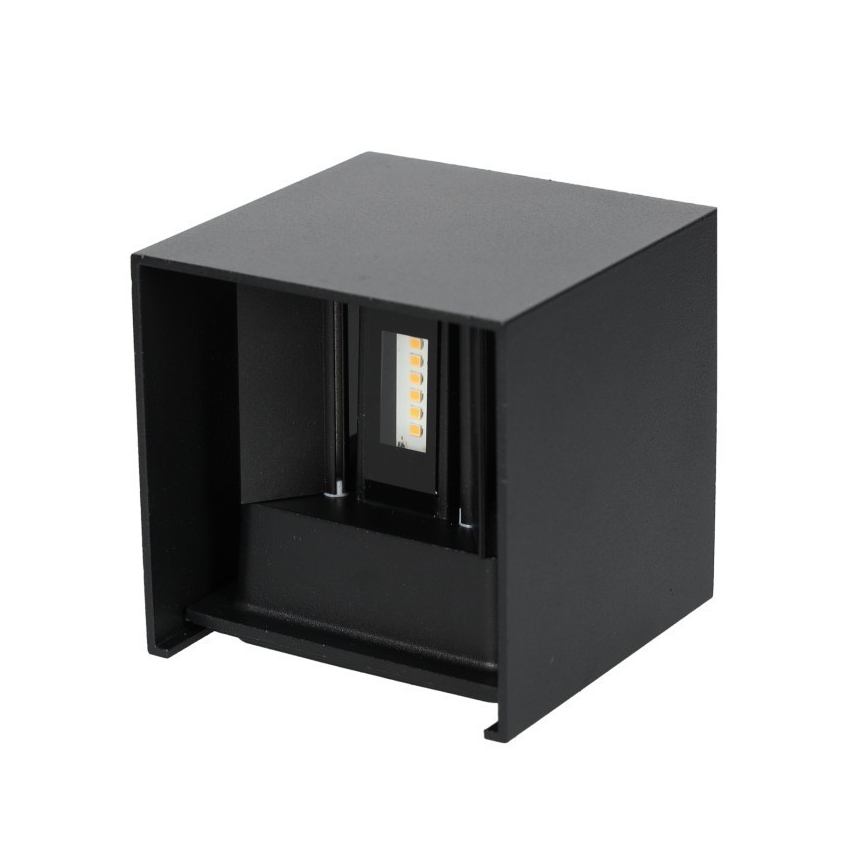 LED Екстериорен аплик QUERK 2xLED/3W/230V 3000K IP54 черен