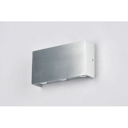 LED Екстериорен аплик SILBER 6xLED/1W/230V IP54