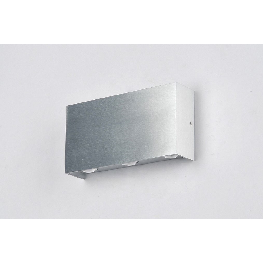 LED Екстериорен аплик SILBER 6xLED/1W/230V IP54