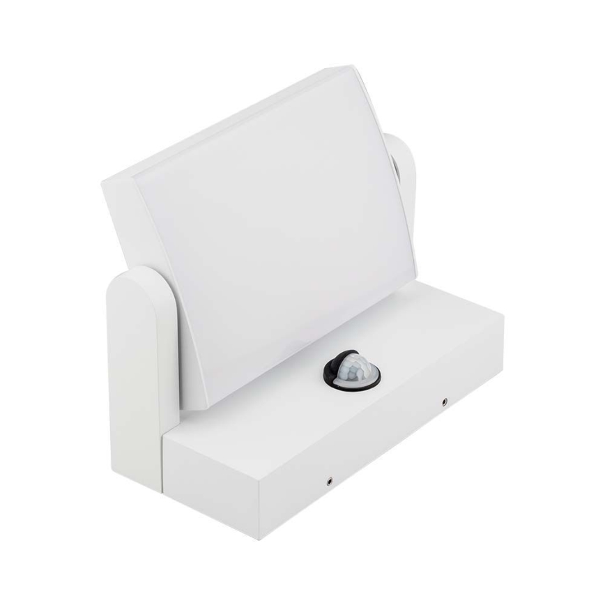 LED Екстериорен аплик със сензор LED/17W/230V 3000K IP65 бял