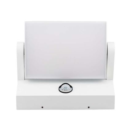 LED Екстериорен аплик със сензор LED/17W/230V 3000K IP65 бял