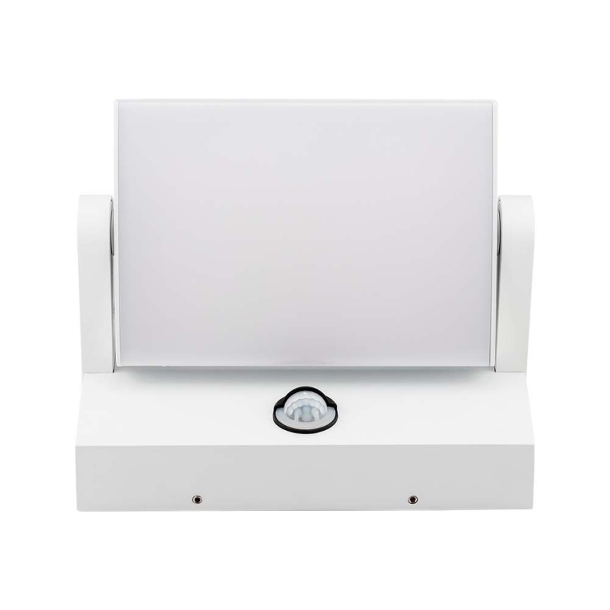 LED Екстериорен аплик със сензор LED/17W/230V 3000K IP65 бял