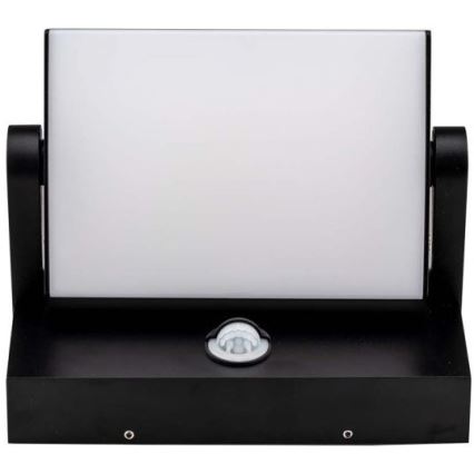 LED Екстериорен аплик със сензор LED/17W/230V 4000K IP65 черен