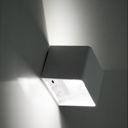 LED Димируем стена докосване лампа със сензор MIRI LED/2,5W/3,7V 3000/4000/6400K 4000 mAh бял