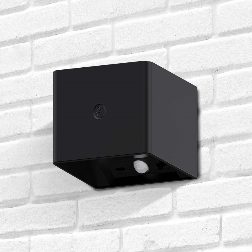 LED Димируем стена докосване лампа със сензор MIRI LED/2,5W/3,7V 3000/4000/6400K 4000 mAh черен