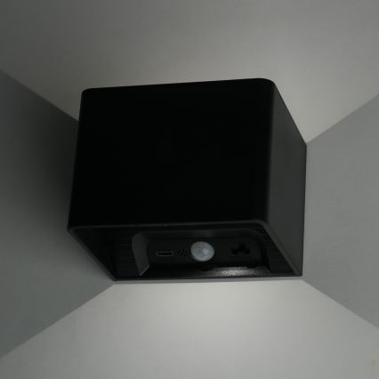 LED Димируем стена докосване лампа със сензор MIRI LED/2,5W/3,7V 3000/4000/6400K 4000 mAh черен