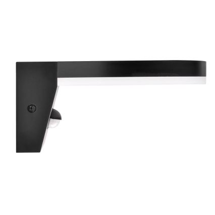 LED Екстериорен аплик със сензор TESA LED/10W/230V IP54 черен