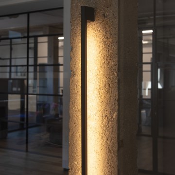 LED Екстериорен аплик YALTE LED/11W/230V 3000K IP54 черен