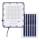 LED Екстериорен димируема соларен прожектор LED/100W/3,2V 4500K IP65 черен + дистанционно управление