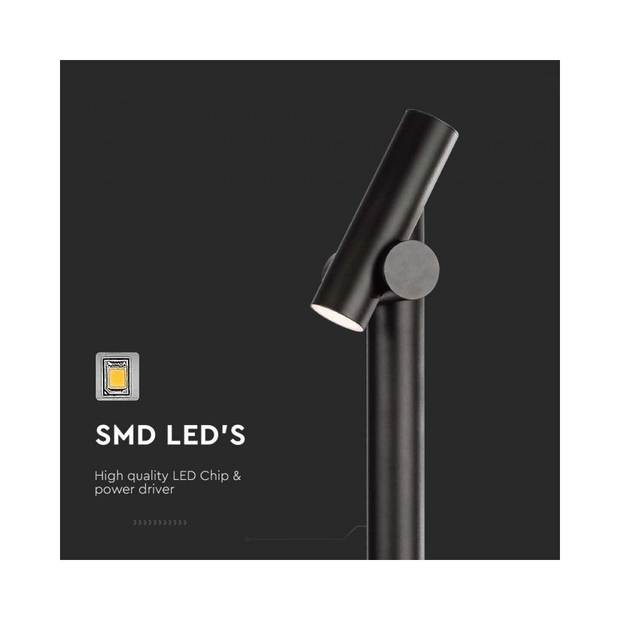 LED Екстериорен flexible лампа LED/4W/230V 4000K IP44 100 см черен