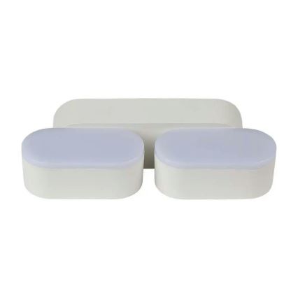 LED Екстериорен гъвкав аплик 2xLED/12W/230V IP65 сив