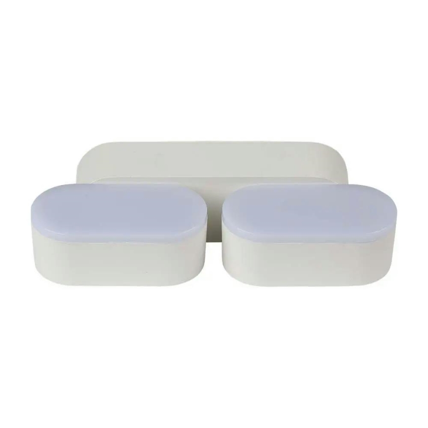 LED Екстериорен гъвкав аплик 2xLED/12W/230V IP65 сив
