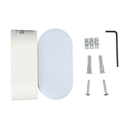 LED Екстериорен гъвкав аплик LED/5W/230V 3000K IP65 бял