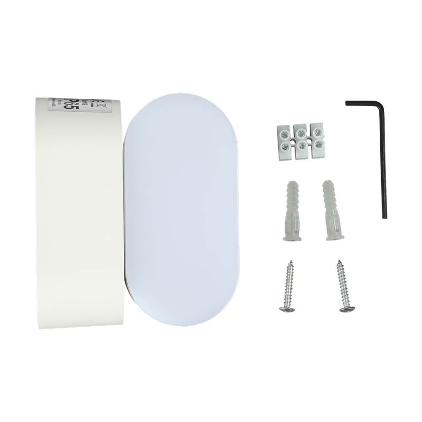 LED Екстериорен гъвкав аплик LED/5W/230V 3000K IP65 бял
