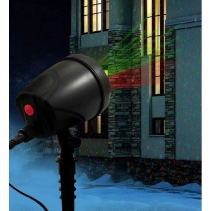 LED Екстериорен лазерен проектор LED/5W/230V IP44