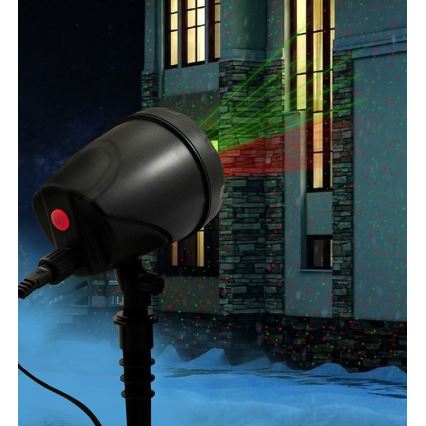LED Екстериорен лазерен проектор LED/5W/230V IP44