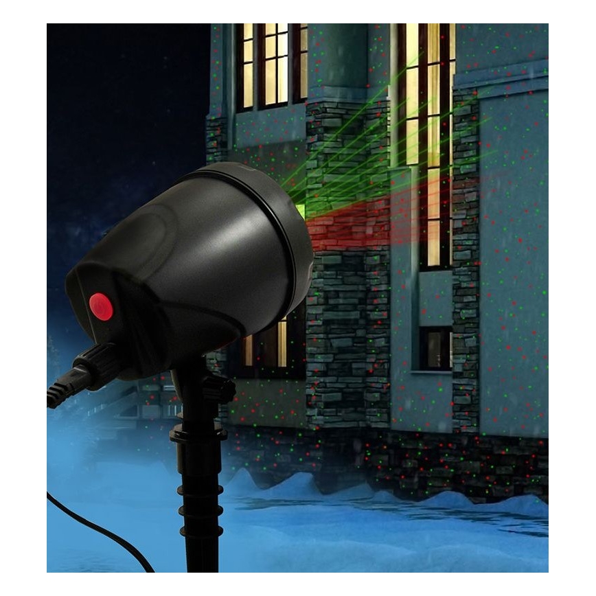 LED Екстериорен лазерен проектор LED/5W/230V IP44