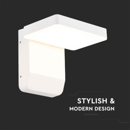 LED Екстериорна подвижна лампа за стена LED/17W/230V IP65 4000K бял