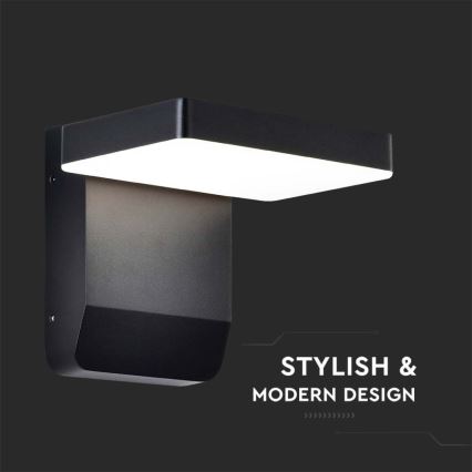 LED Екстериорна подвижна лампа за стена LED/17W/230V IP65 4000K черен