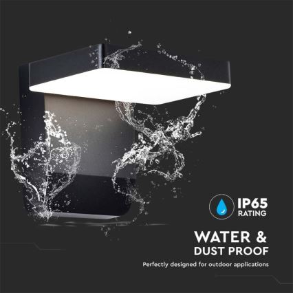 LED Екстериорна подвижна лампа за стена LED/17W/230V IP65 4000K черен