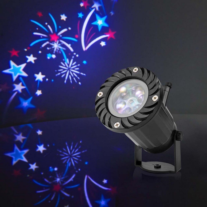 LED Екстериорен празничен прожектор 5W/230V IP44