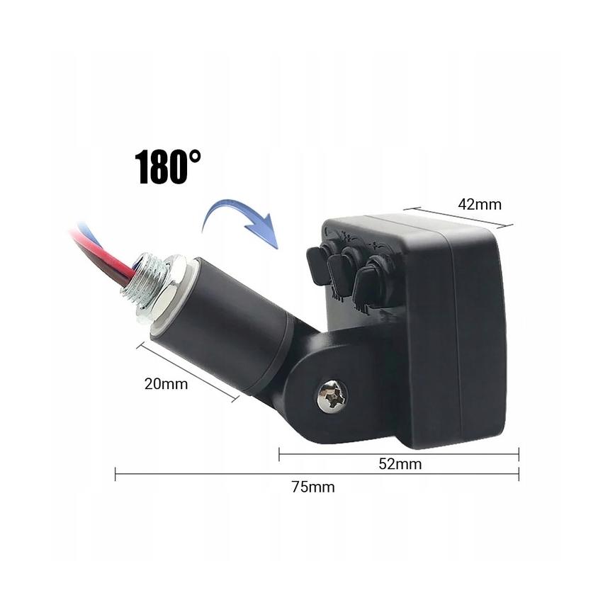 LED Екстериорен прожектор със сензор LED/100W/230V 4000K IP65 черен