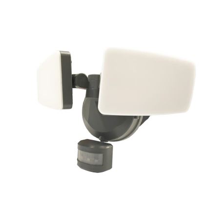LED Екстериорен прожектор със сензор LED/24W/230V 3000/4000/6000K IP54 антрацит