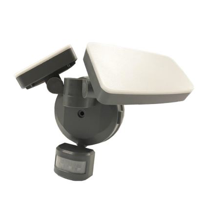 LED Екстериорен прожектор със сензор LED/24W/230V 3000/4000/6000K IP54 антрацит