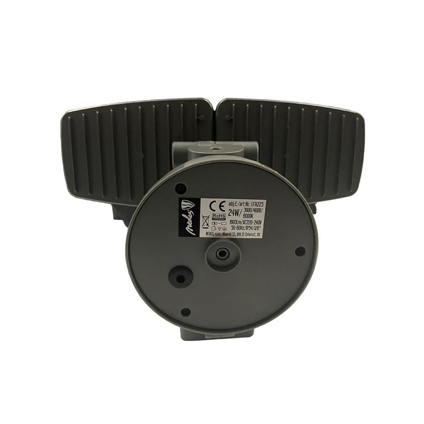 LED Екстериорен прожектор със сензор LED/24W/230V 3000/4000/6000K IP54 антрацит