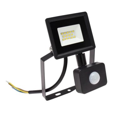 LED Екстериорен прожектор със сензор NOCTIS LUX 3 LED/10W/230V 4000K IP44 черен