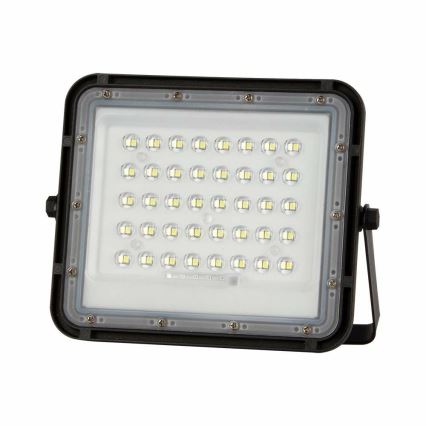 LED Екстериорен димируема соларен прожектор LED/10W/3,2V IP65 4000K 6000 mAh черен + дистанционно управление