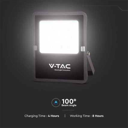 LED Екстериорен соларен прожектор LED/12W/3,2V 6400K IP65 + дистанционно управление
