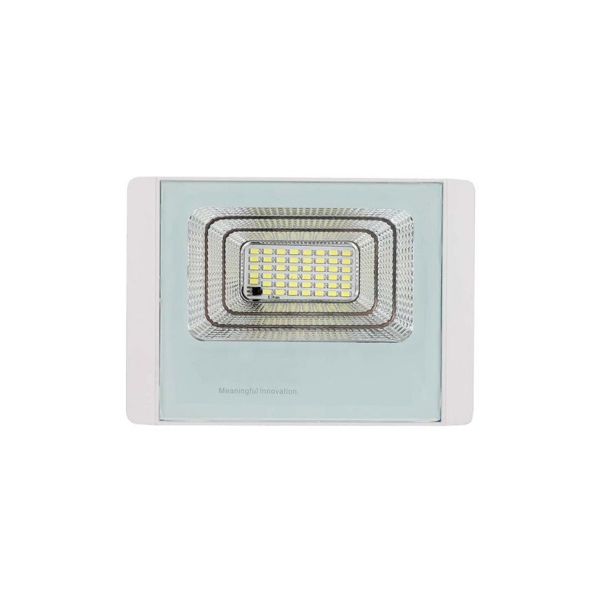 LED Екстериорен соларен прожектор LED/12W/3,2V IP65 6400K + дистанционно управление