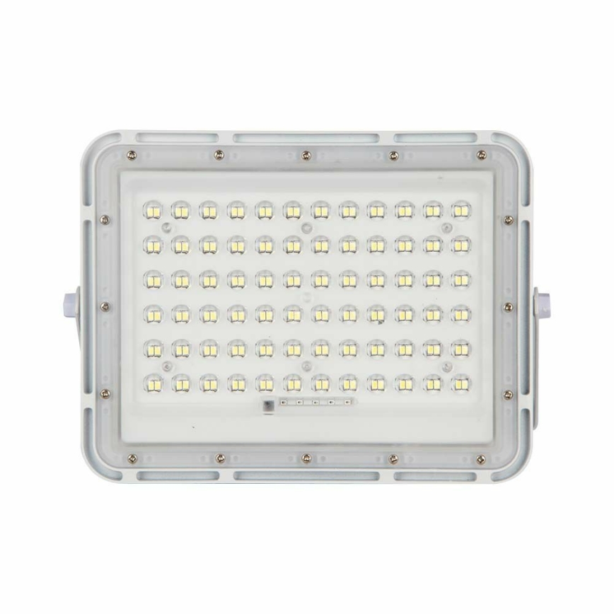 LED Екстериорен димируема соларен прожектор LED/15W/3,2V IP65 4000K 12000 mAh бял + дистанционно управление