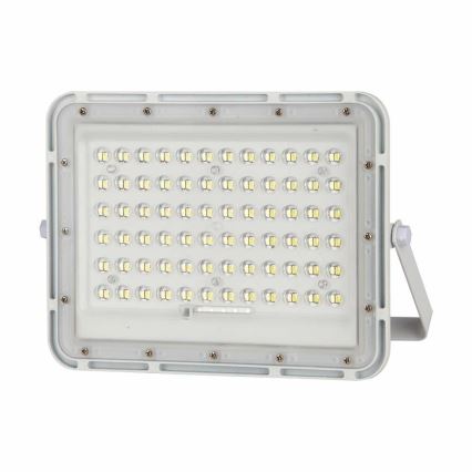LED Екстериорен димируема соларен прожектор LED/15W/3,2V IP65 4000K 12000 mAh бял + дистанционно управление