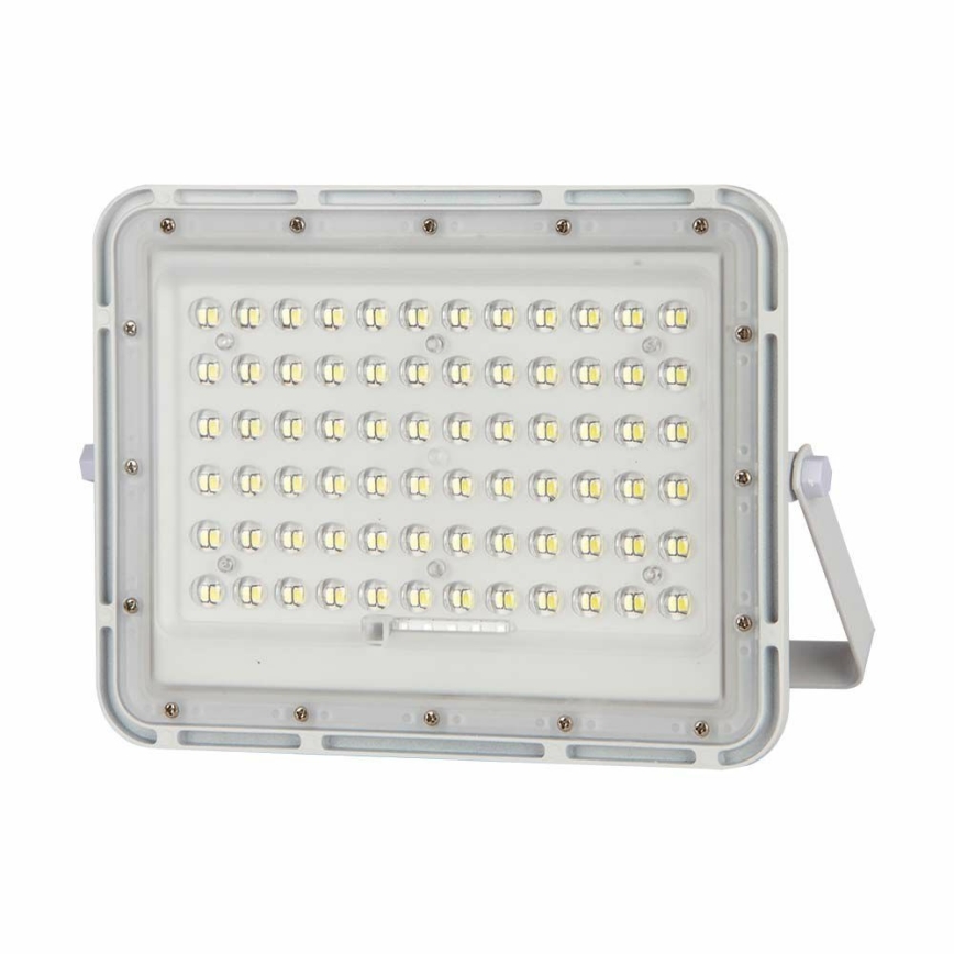 LED Екстериорен димируема соларен прожектор LED/15W/3,2V IP65 4000K 12000 mAh бял + дистанционно управление