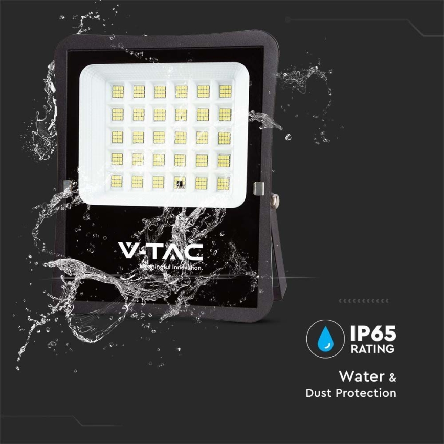 LED Екстериорен соларен прожектор LED/20W/3,2V 6400K IP65 15000 mAh + дистанционно управление